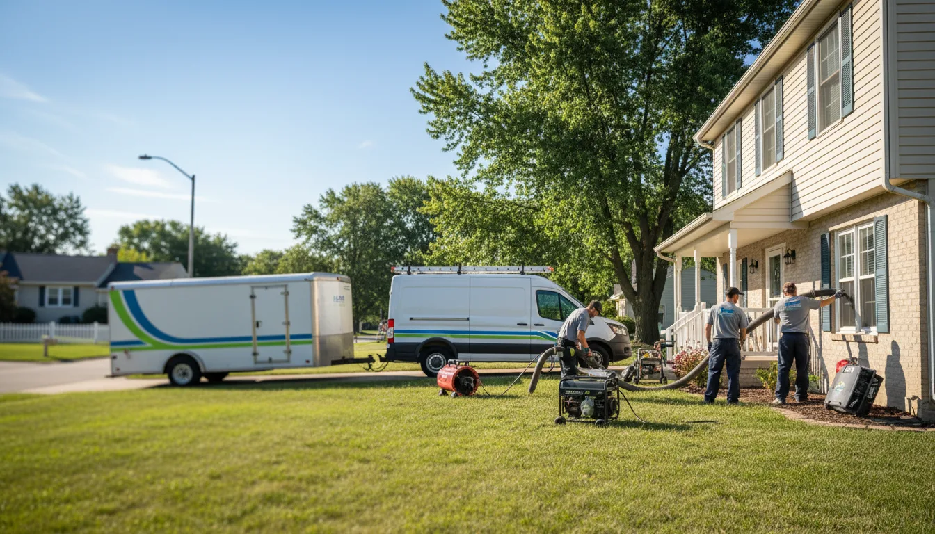 Flooded Basement Restoration And Cleanup With Repair in Brillion, WI near me